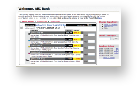 Your Personal Order Page