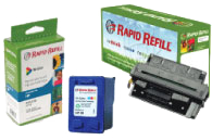 Rapid Refill Ink and Toner is Great! Rapid Refill has all types of ink and toner cartridges in stock ready to be delivered to you